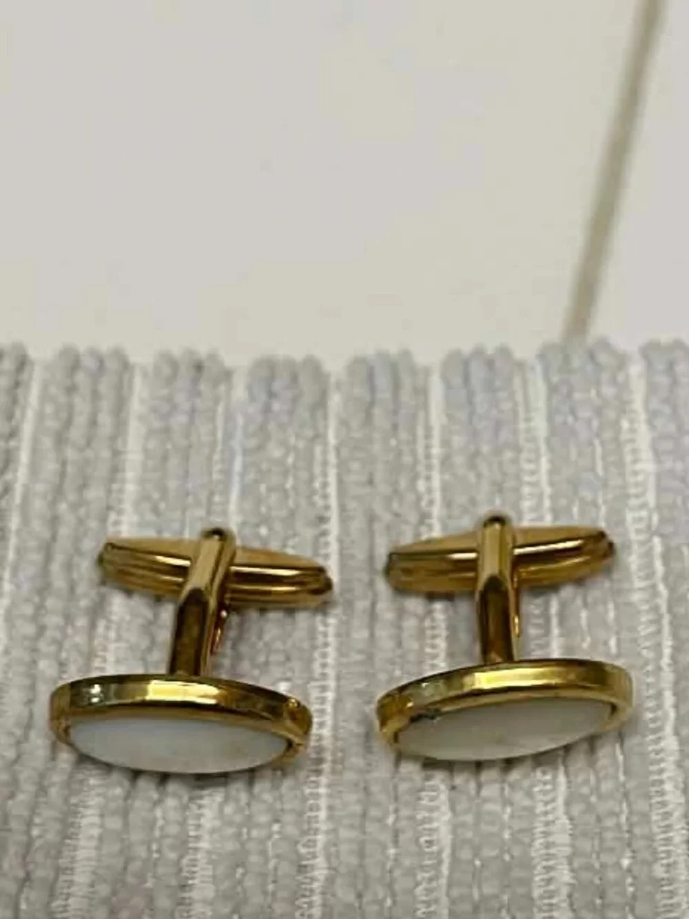Allders mother of pearl cuff links